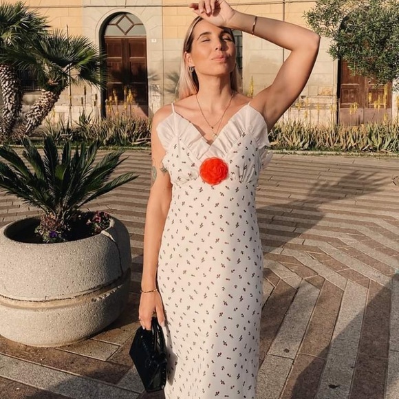 Free People Dresses & Skirts - NWT Free People x Sister Jane Reel Rose Cami‎ Dress Medium Cream
